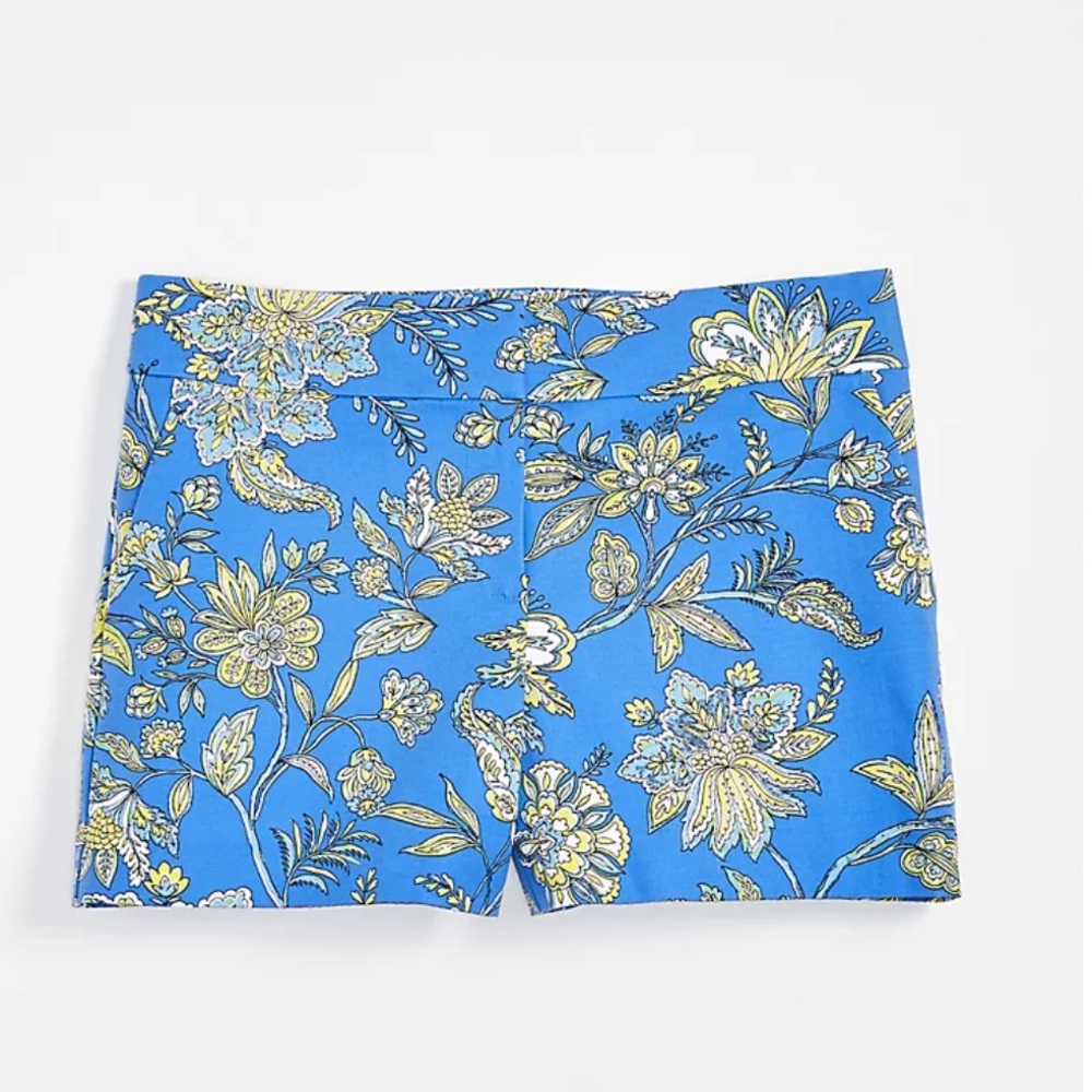 NWT LOFT trellis garden riviera shorts size 2